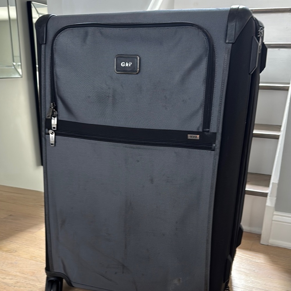 Tumi Gray Alpha Worldwide Trip Expandable 4 Wheeled Packing Case